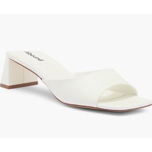 Nordstrom Abound Jenny Mule Slider White Sandal